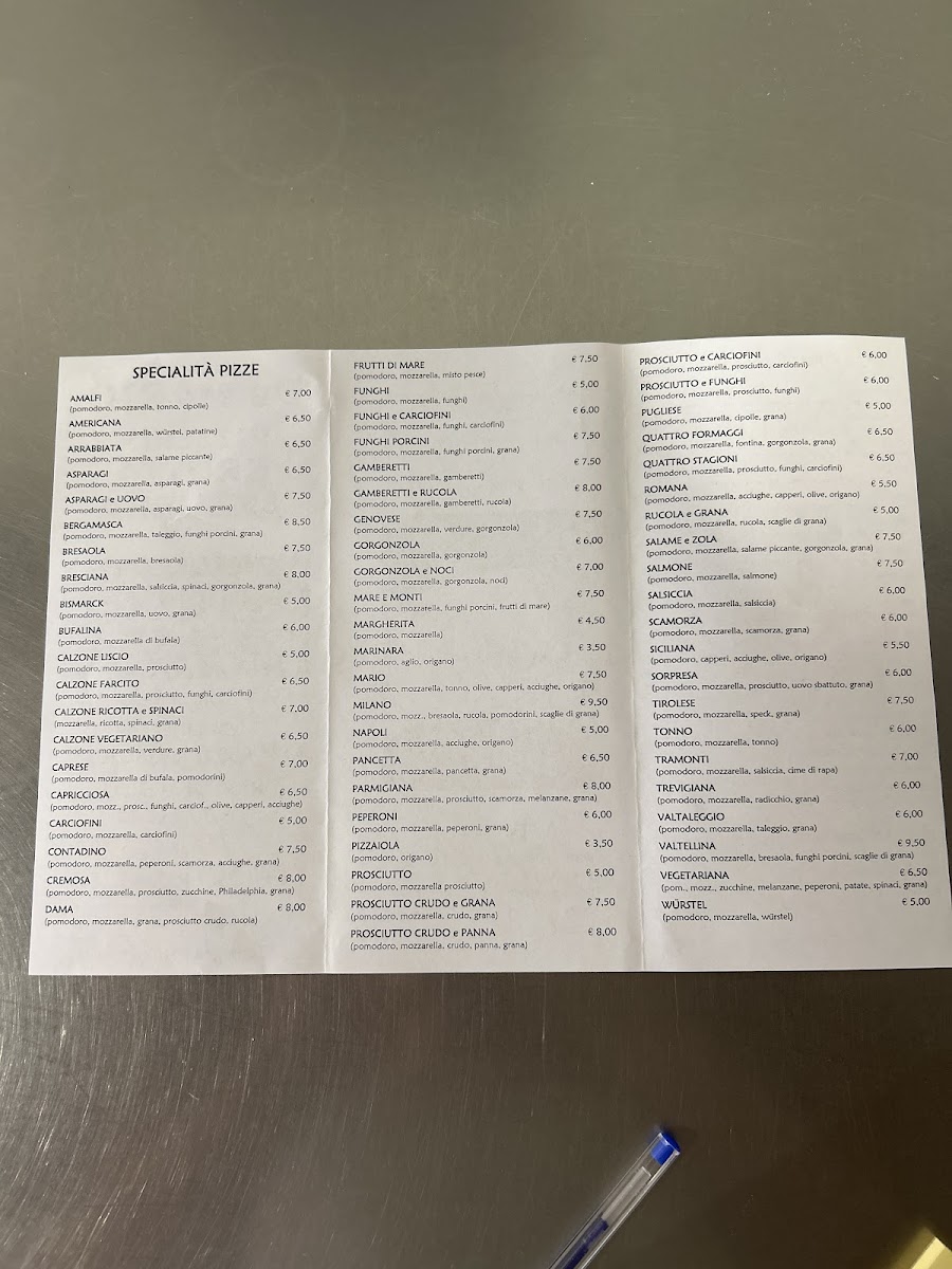 Menu Pizzeria Grotta Azzurra-2